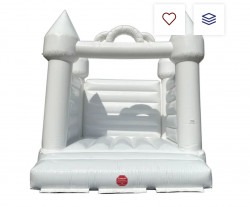 White Bounce House 14'x14'