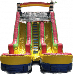 21' Dual Lane Tropical Water Slide