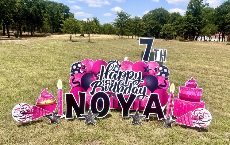 Birthday Girl - Yard Art