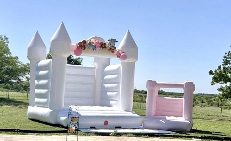 14x14 White Bounce Castle