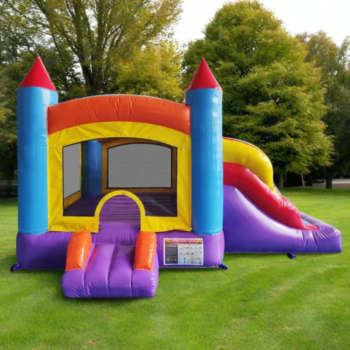 mini castle bounce and slide outside view Home_Page